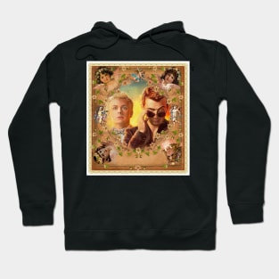 Angel and Demon Antique Cherubs Vintage Valentine Hoodie